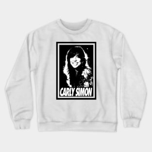 Carly Simon - Portrait retro Crewneck Sweatshirt